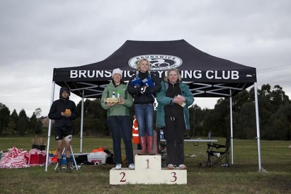 Women's podium