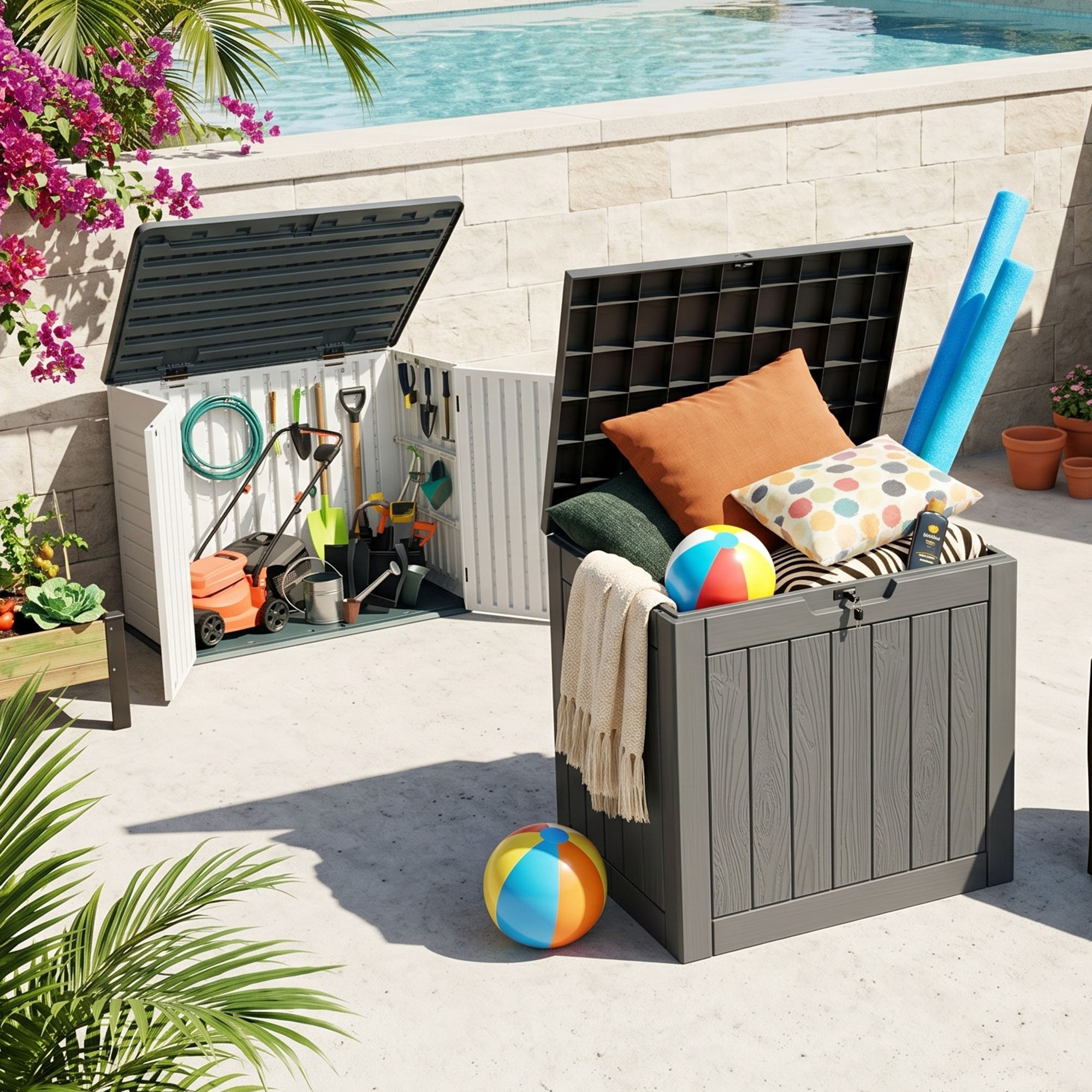 AI generated showcase of harden storage on sale for Amazon Prime Day