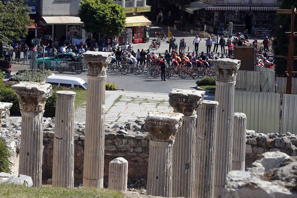Scenery at the start of stage 5 in Turkey