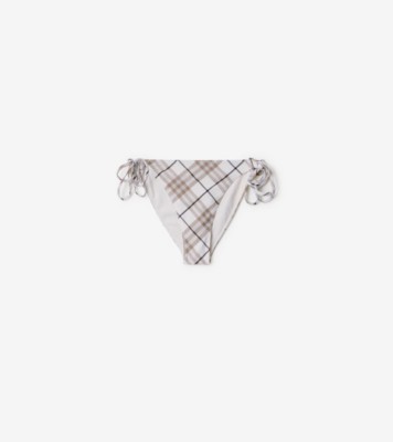 Check Bikini Briefs in Cotton - Women, Nylon | Burberry® Official