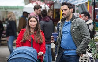 EastEnders Stacey Fowler and Kush Kazemei