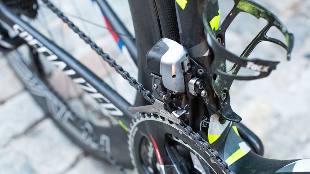Dura-Ace Di2 shifts so well the K-Edge chain catcher may be redundant, but it's likely good for peace of mind, nonetheless