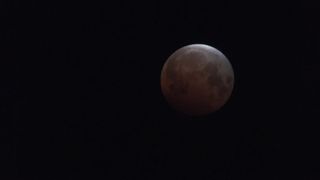 A total lunar eclipse, as seen from Mountain View, California