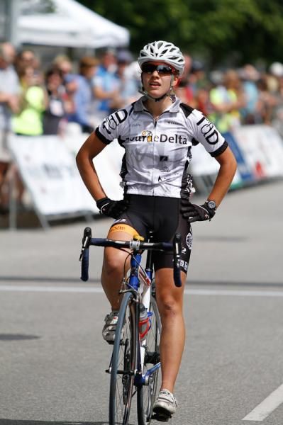 Jasmin Glaesser (Local Ride/Dr. Vie Superfoods) Tour de Delta Road Race winner