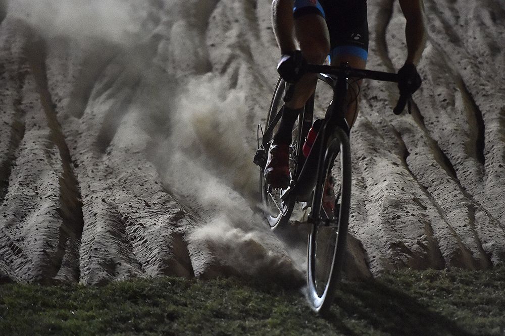 There was no mud but plenty of sand