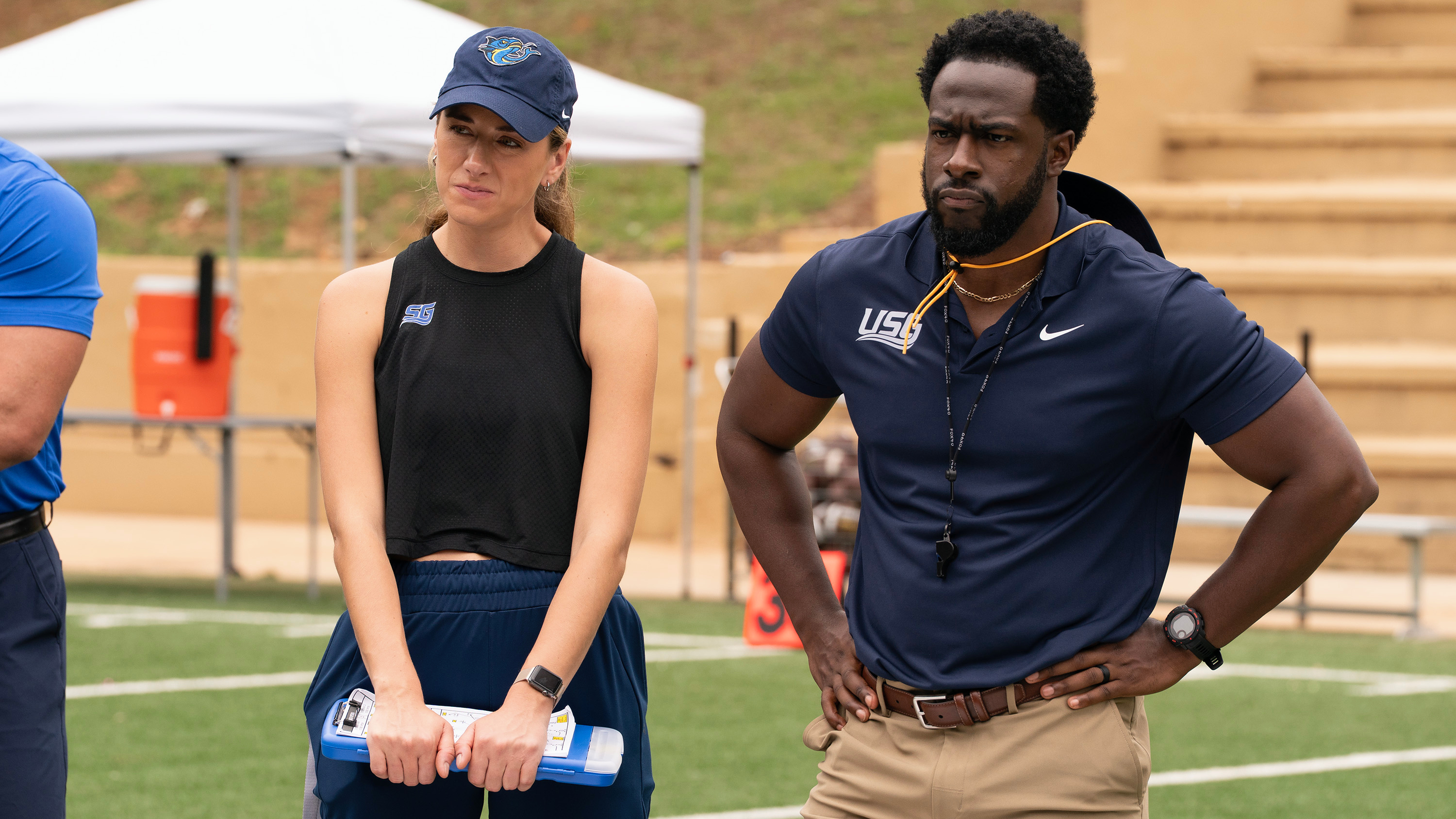 L-R: Perry Mattfeld and Quentin Plair