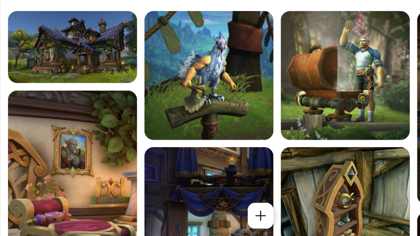 A screenshot of Pinterest showing a World of Warcraft inspired board.