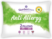 Slumberdown Anti Allergy White Pillows 2 Pack | was £21.20, now £11.99 at Amazon