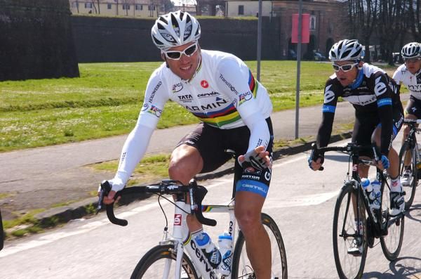 World champion Thor Hushovd (Garmin-Cervelo)