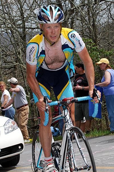 Chris Horner at the Tour de Georgia earlier this season.
