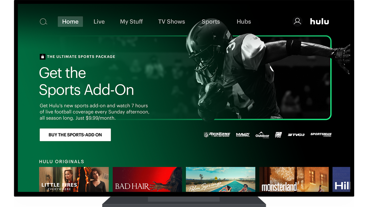 Hulu Live sports add-on