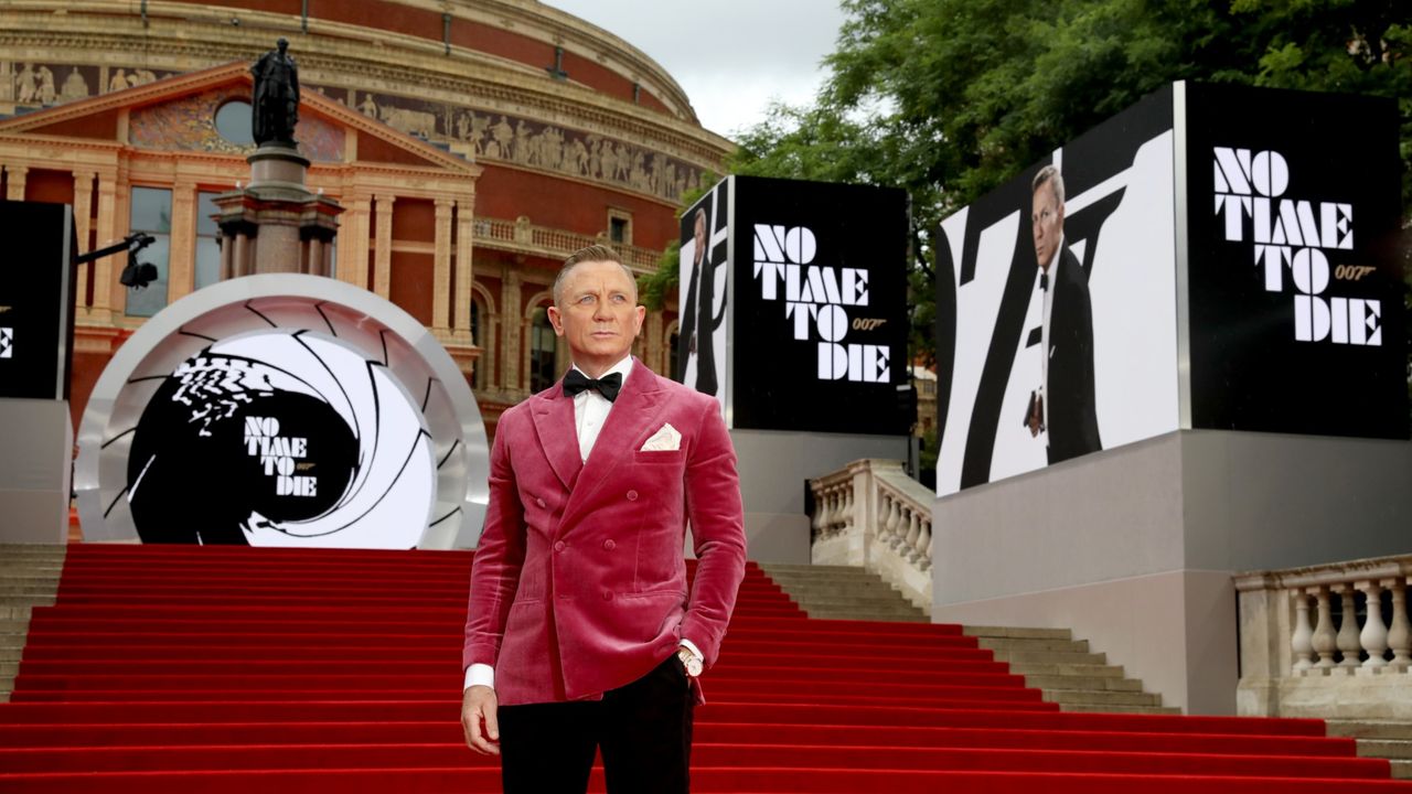 Daniel Craig at the premiere of the most recent &quot;James Bond&quot; film, &quot;No Time to Die,&quot; in 2021.