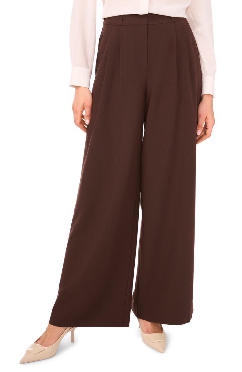 Pleated Wide Leg Pants