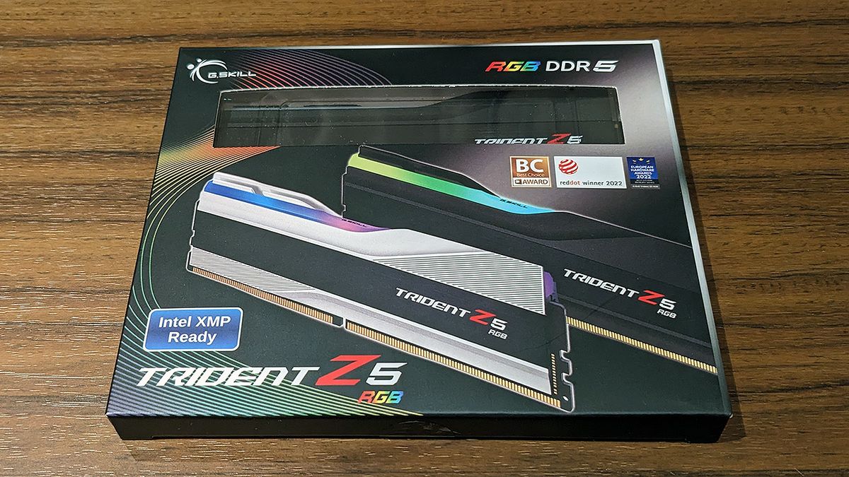 G.Skill Trident Z5 DDR5-7200 2x24GB benchmarks box front
