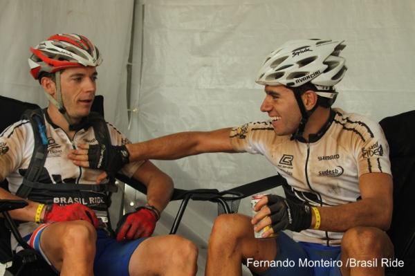A team after the finish