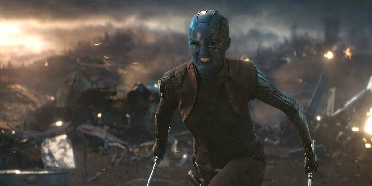 Karen Gillan as Nebula in Avengers: Endgame