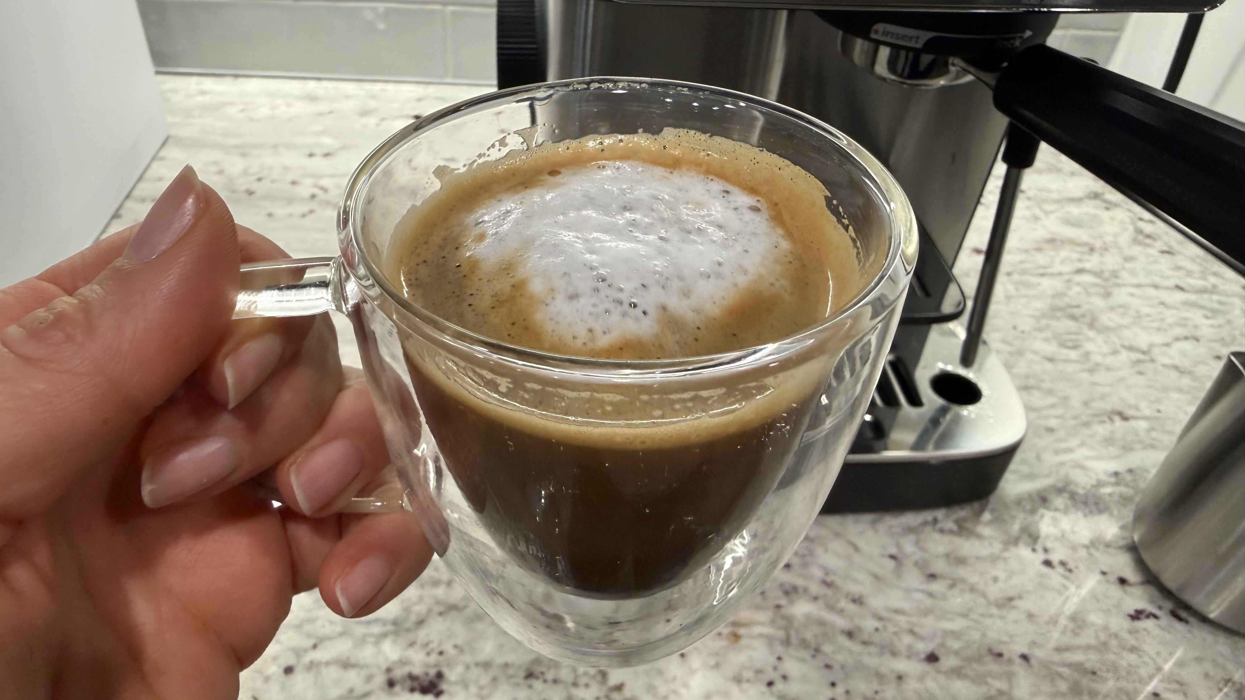 Ninja Luxe Café Mini Espresso Machine frother