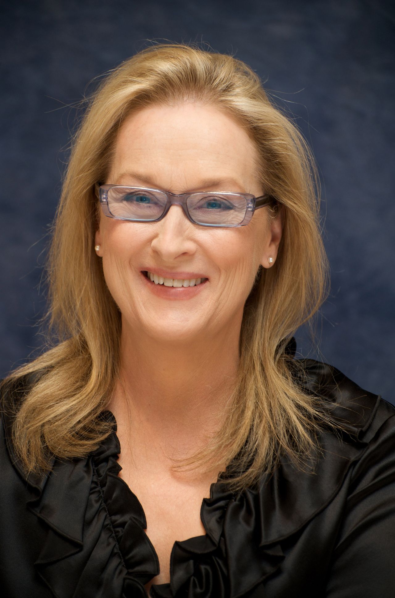 Meryl Streep at a press conference for It's Complicated in 2009