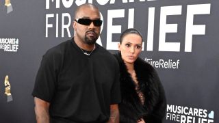 LOS ANGELES - FEBRUARY 2: Kanye West and Bianca Censori at The 67th Annual Grammy Awards, airing live from Crypto.com Arena in Los Angeles, California, Sunday, Feb. 2 (8:00-11:30 PM, live ET/5:00-8:30 PM, live PT) on the CBS Television Network, and streaming live and on demand on Paramount+.* (Photo by Phil McCarten/CBS via Getty Images)