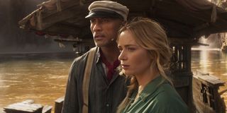 Dwayne Johnson and Emily Blunt in Jungle Cruise