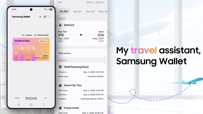 Trips in Samsung Wallet