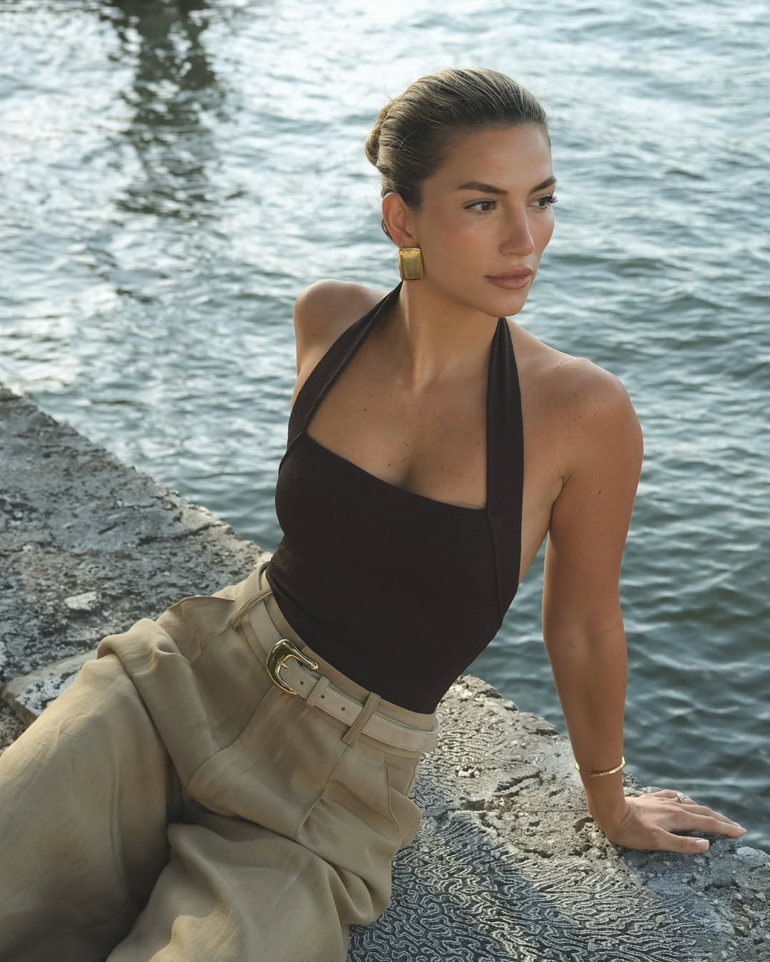 winter beach vacation