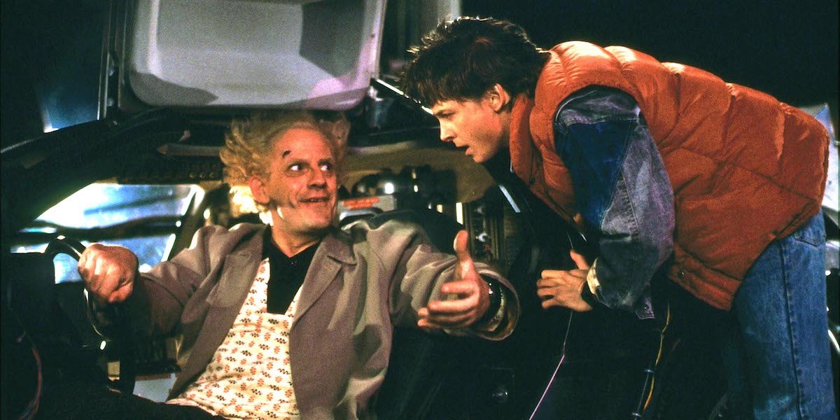 Doc Brown and Marty McFly in Back To The Future