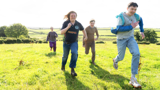 Callum (played by Ryan Dylan), Jordan (Rian Lennon) and Lorcan (Lee R James) are the "Funboys"