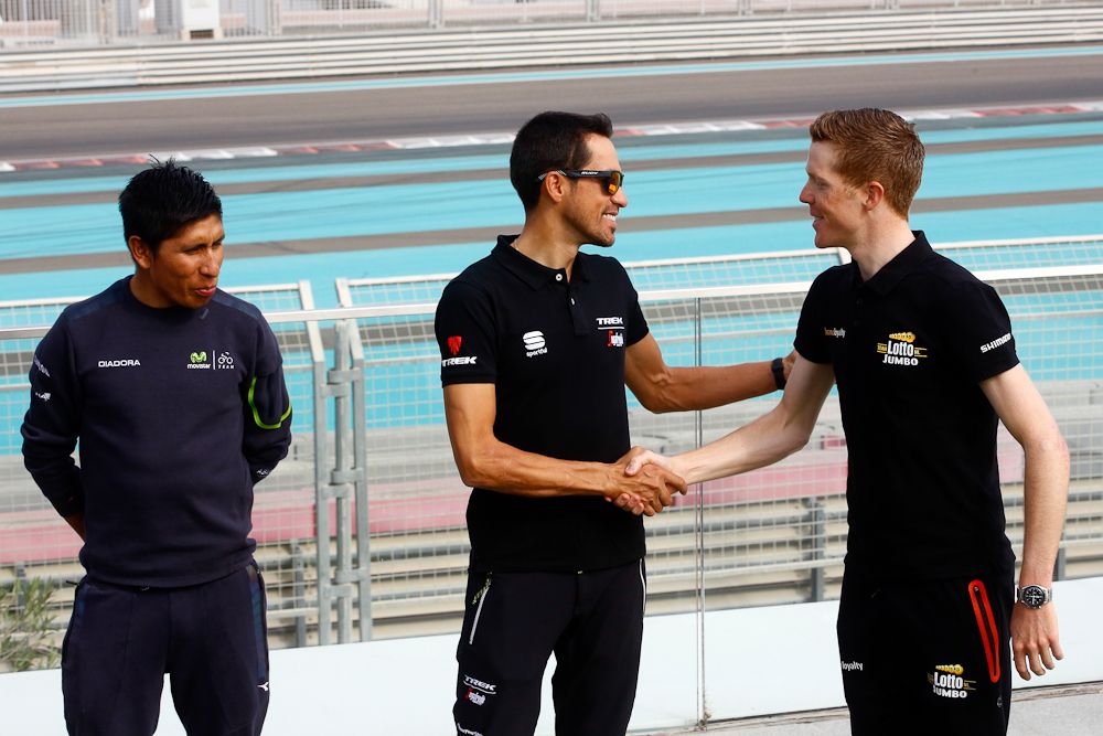 Nairo Quintana, Alberto Contador and Steven Kruijswijk