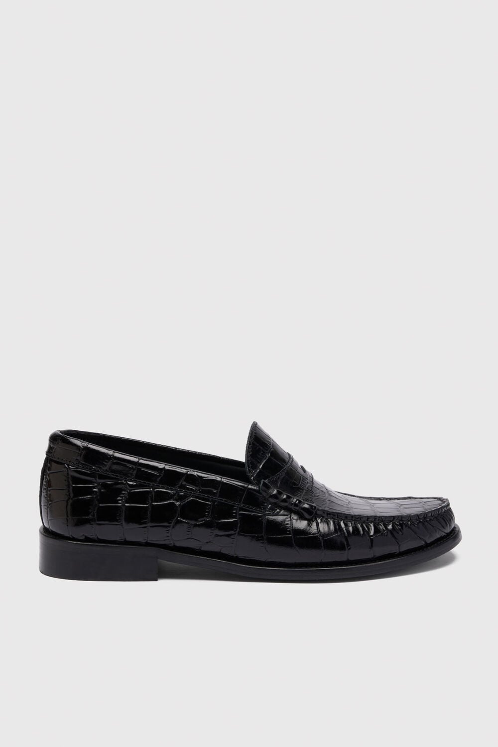 Black Manny Croc Loafer