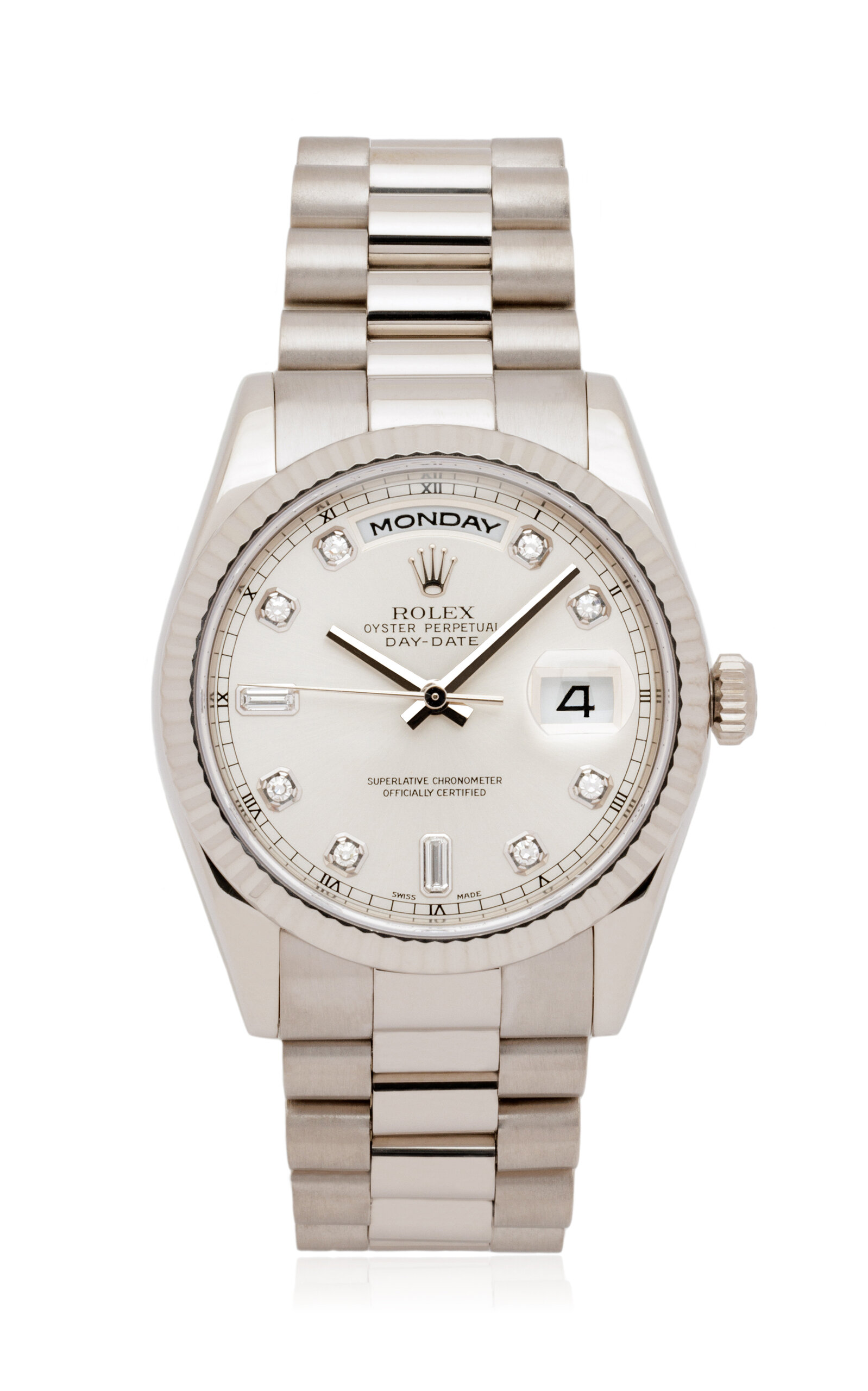 Rolex Day Date 18k White Gold Watch
