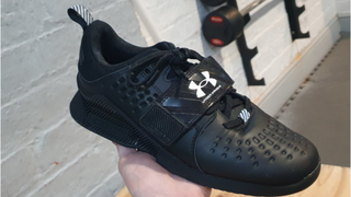 close up of Under Armour Reign Lifting Training Shoe