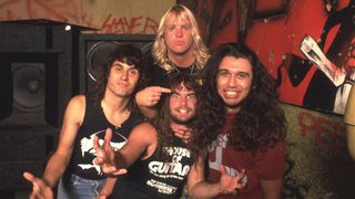 Thrash metal band Slayer in 1986