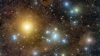 Image of the Hyades star cluster.