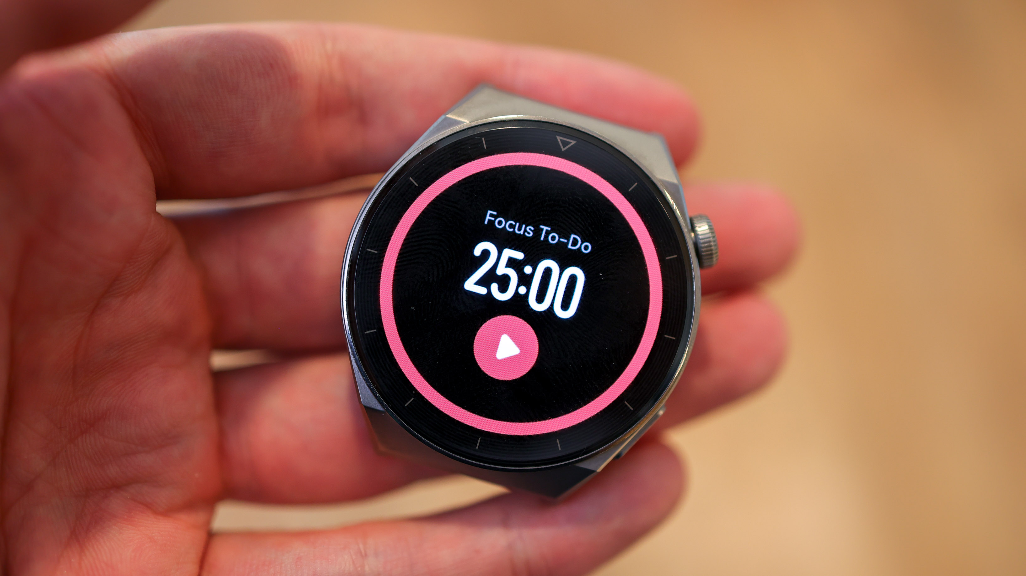A photo of the Huawei Watch GT 3 Pro smartwatch