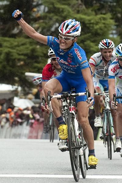 Japanese rider Takeaki Ayabe's (Aisan Racing Team) stage win elevated him into the tour lead by just four seconds from Le Tua Cycling Team's Libardo Nino Corredor.