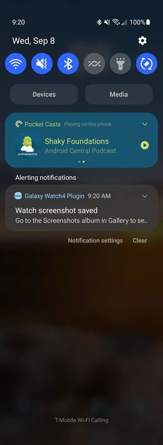 Samsung Galaxy Watch 4 Screenshot