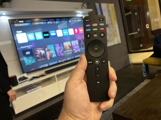 VIZIO has finally redesigned its aging remote control, and it's added voice commands.