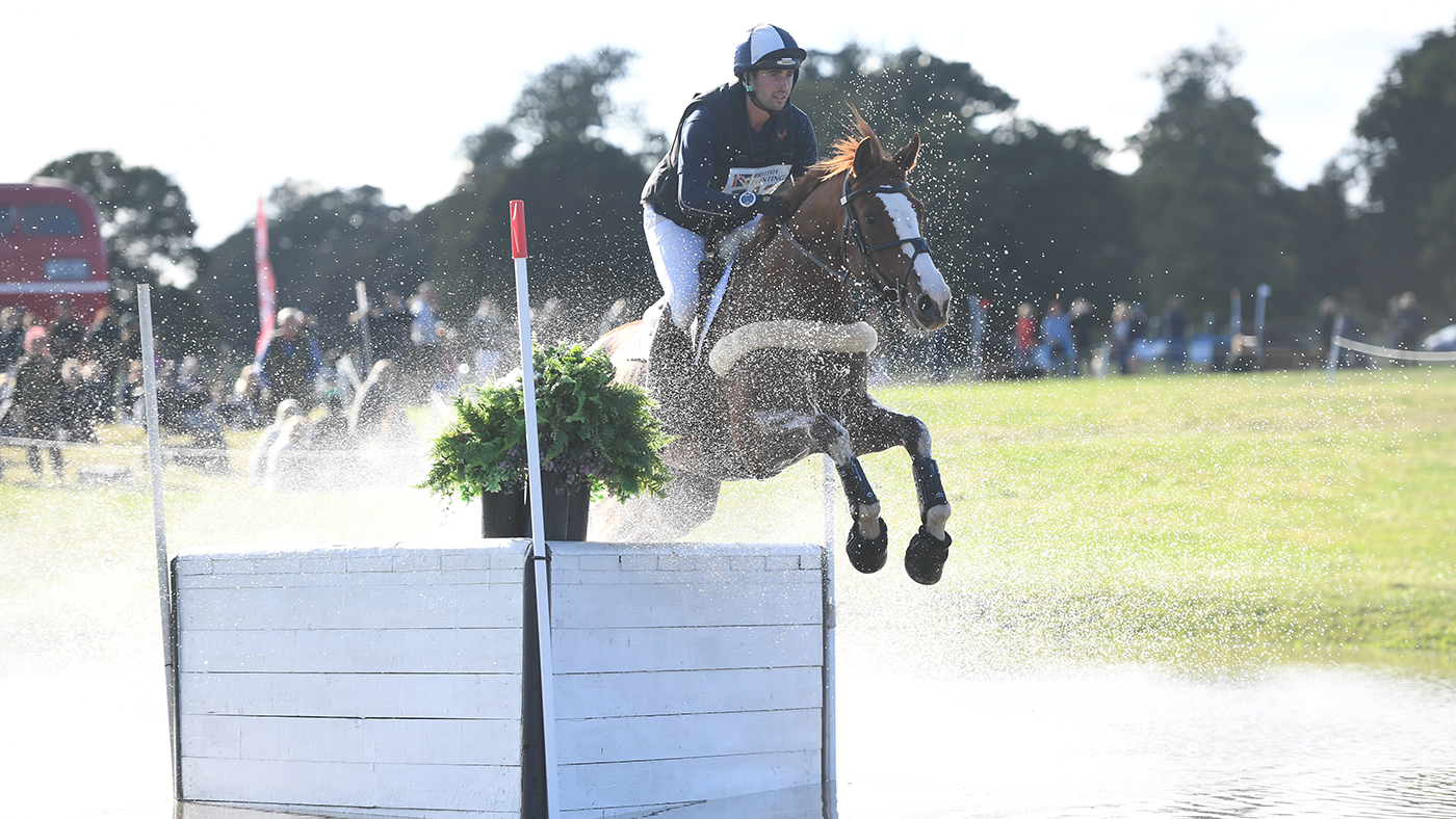 Stephen Heal rides Quidam De Lux to win the seven-year-olds at Osberton Horse Trials