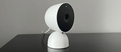 the side view of the Google Nest Cam (Wired)