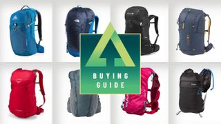 Collage of the best running backpacks