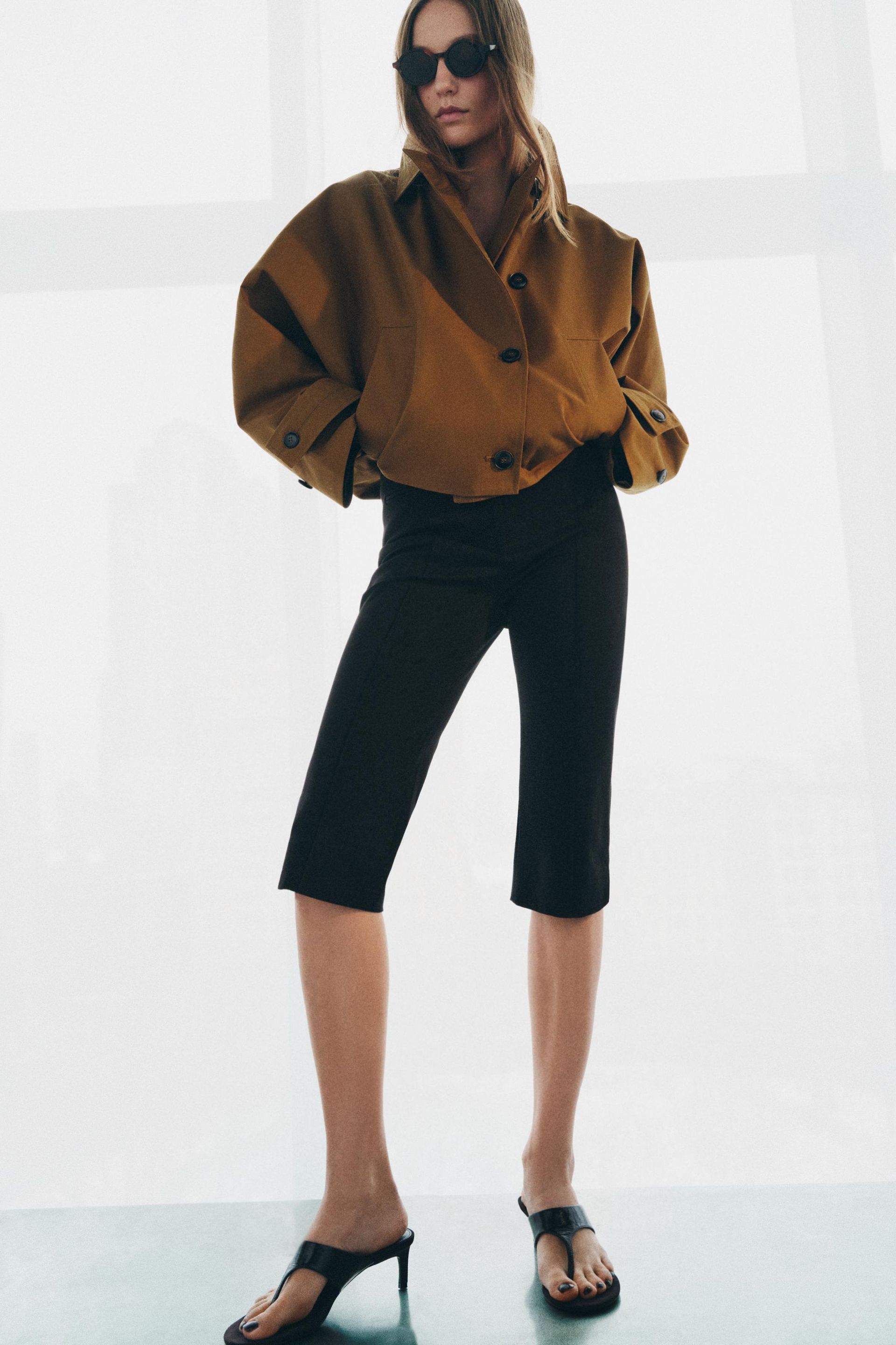 Short Water Repellent Trench Coat Zw Collection