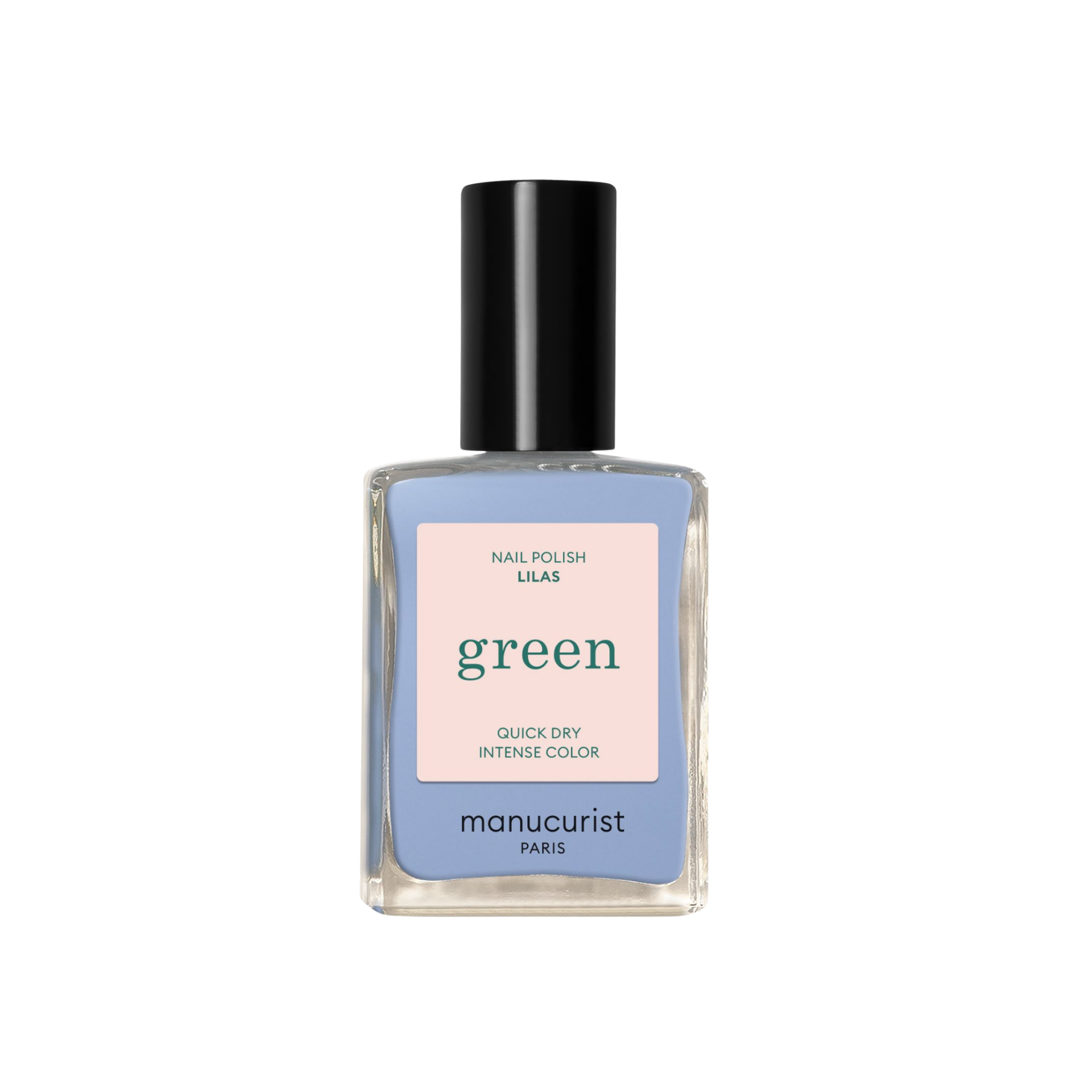 Green Nail Polish, Quick Dry, Non-Toxic Nail Polish With Gel-Like Finish - Lilas (a Pastel Blue)