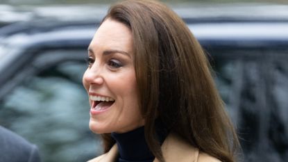  Catherine, Princess Of Wales visits the Oxford House Nursing Home on February 21, 2023 in Slough, England. 