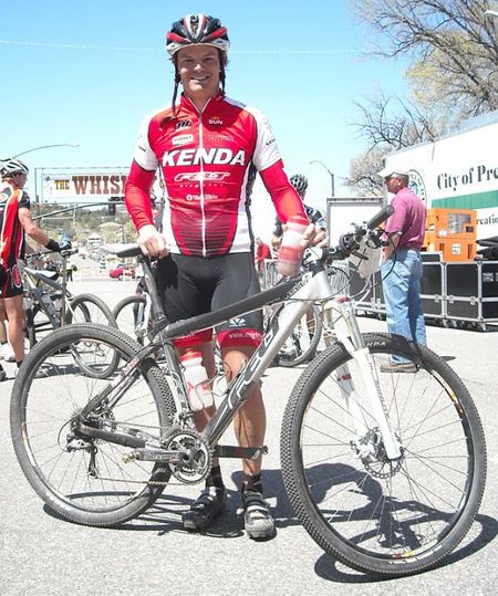 Andy Schultz (Kenda/Felt MTB team) won the Whiskey 50 on Saturday.