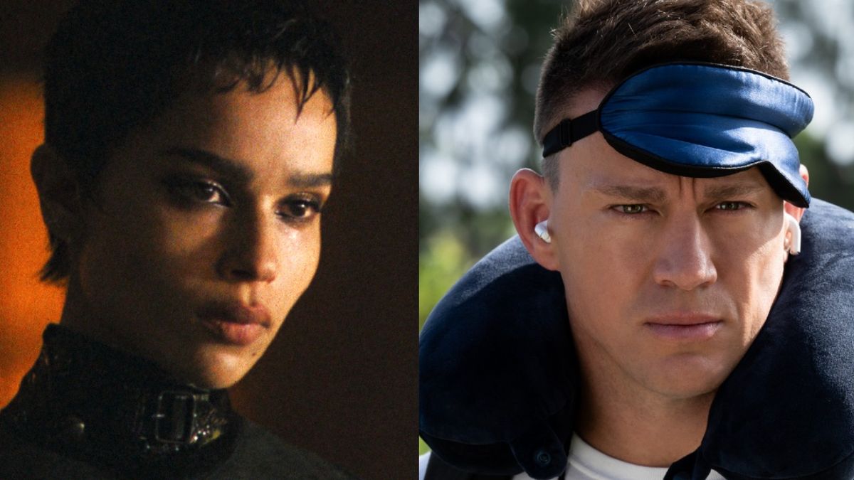 Zoe Kravtiz in The Batman and Channing Tatum in The Lost City