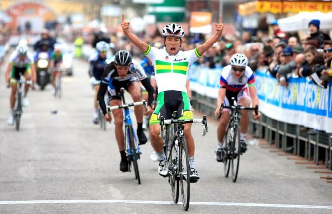 Caleb Ewan (Jayco-AIS) wins the under-23 GP Palio del Recioto