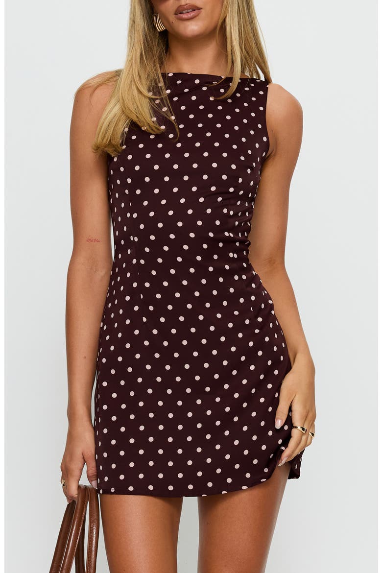 Kherin Polka Dot Skirted Romper