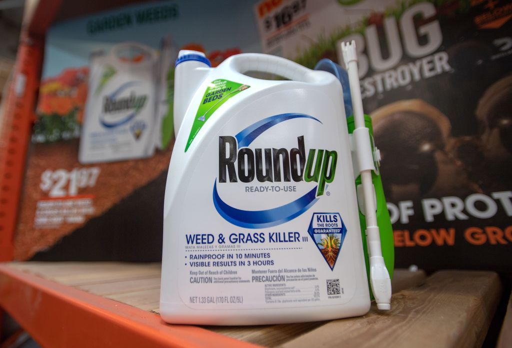 A bottle of Roundup.