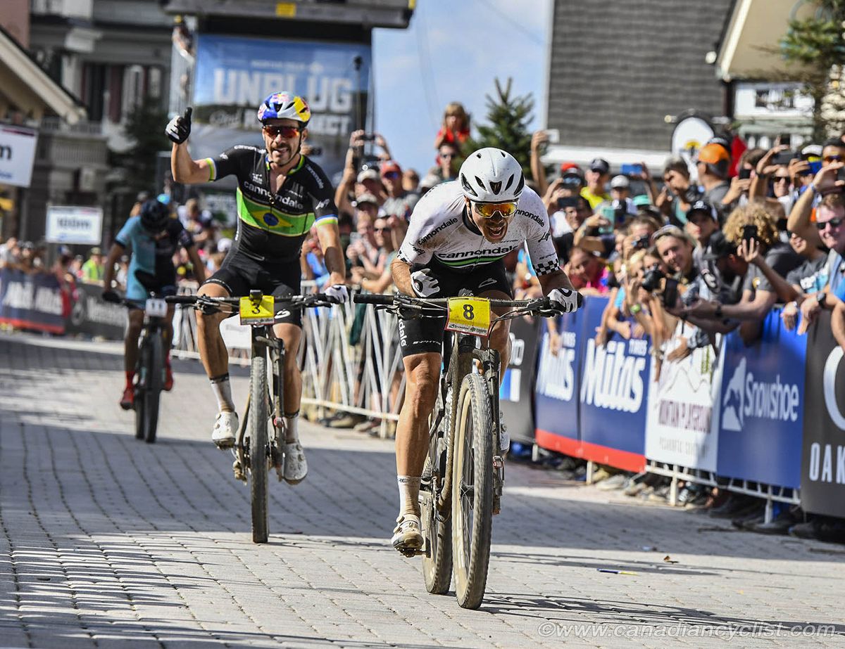 Maxime Marotte finishing 3rd and Henrique Avancini 4th